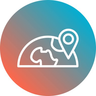 Harita işaretleyici vektör illüstrasyonuName