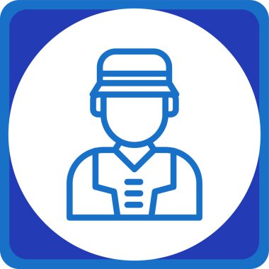 Maskeli bir adamın vektör çizimi