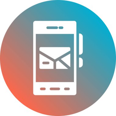 zarf simgesi vektör illüstrasyonu