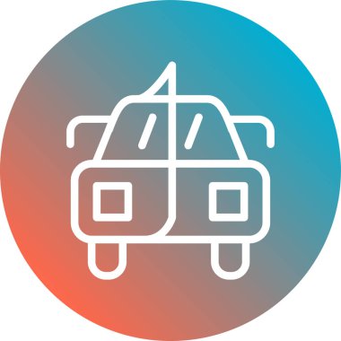 Seyahat simgesinin vektör illüstrasyonu