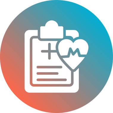 Modern tıbbi simgenin vektör illüstrasyonu