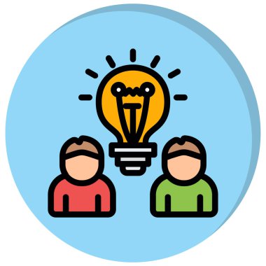 yaratıcı iş insanları simgesi - özet biçimi