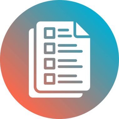 belge düz daire simgesi, vektör illüstrasyonu