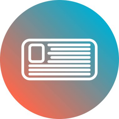 Gazete simgesinin vektör illüstrasyonu