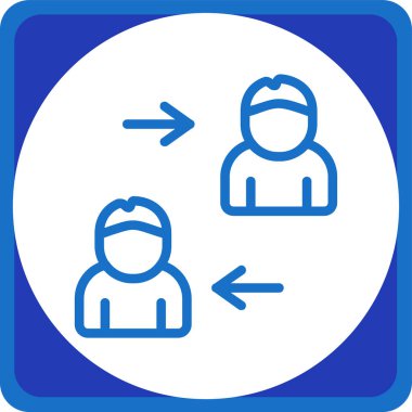 insanlar simge vektör illüstrasyonu