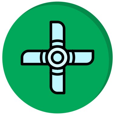 Modern simgenin vektör illüstrasyonu