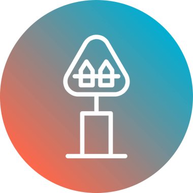 Güneş enerjisi simgesinin vektör illüstrasyonu