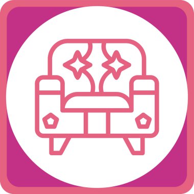 simge vektör çizim kanepe