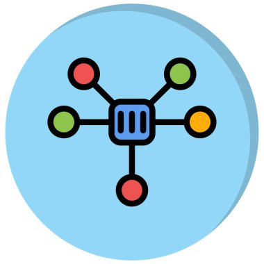 ağ web simgesi basit tasarımı