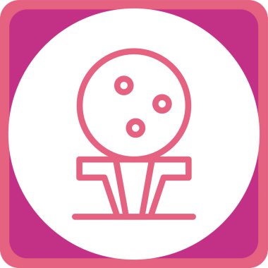 Patlamış mısırın tek bir film ikonunun vektör çizimi