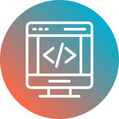 Kodlama Satırı Gradyan Arkaplanı