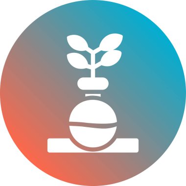 bitki simgesi vektör illüstrasyonu