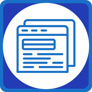 seo modern simgesinin vektör illüstrasyonu