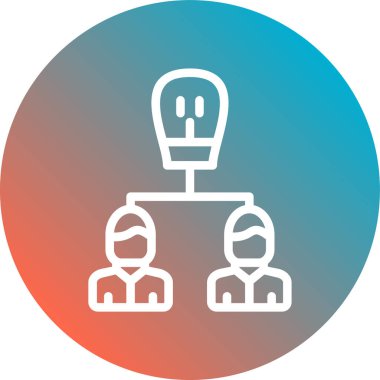 vektör içindeki insanlar simgesi