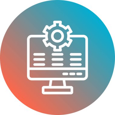 Vektör ayarı Simge illüstrasyonu