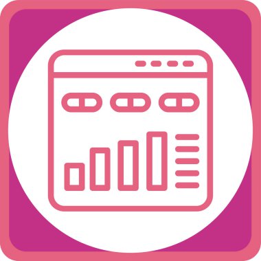 seo modern simgesinin vektör illüstrasyonu