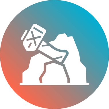 Bir simgenin vektör illüstrasyonu