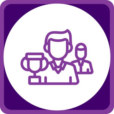 Bir erkek ve kadın ikonunun vektör çizimi