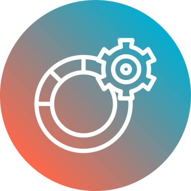 Simge, vektör illüstrasyonu ayarlanıyor