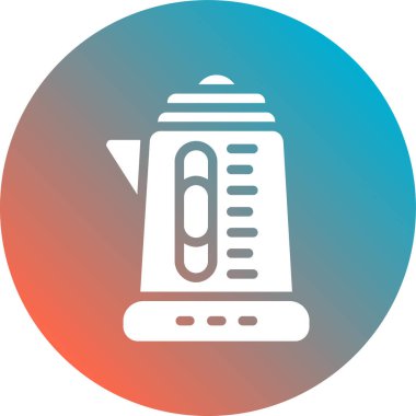 Benzersiz gaz vektör simgesi