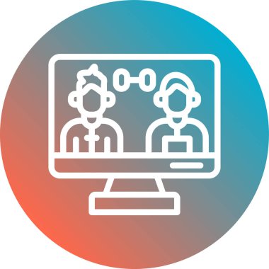 laptop vektör simgesi modern basit illüstrasyon