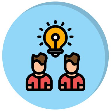 İnsan simgesinin vektör illüstrasyonu