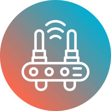 Araba simgesinin vektör illüstrasyonu