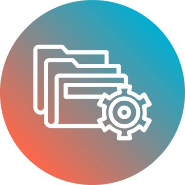 seo modern simgesinin vektör illüstrasyonu