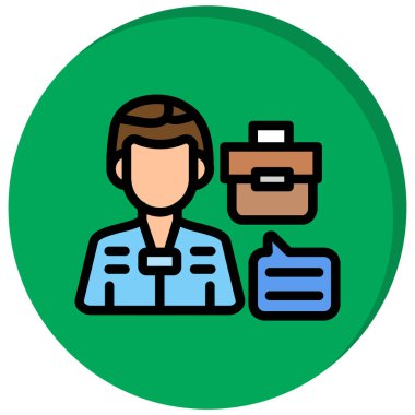 İş adamı vektör illüstrasyonu