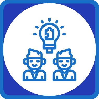 İnsan simgesinin vektör illüstrasyonu