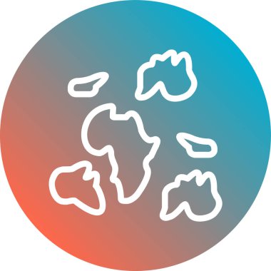 vektör Earth web simgesi