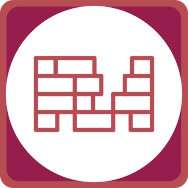 Modern yapı simgesinin vektör illüstrasyonu