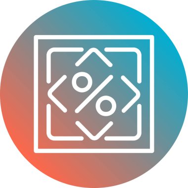 Bir simgenin vektör illüstrasyonu