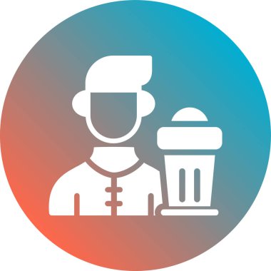 Elinde bir bardak bira olan bir kadının vektör çizimi