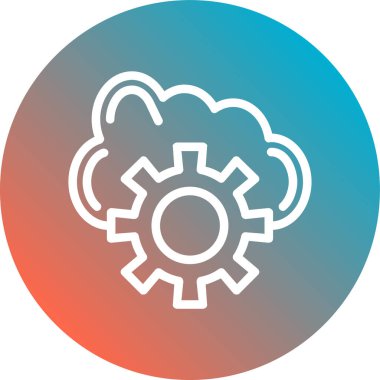 seo modern simgesinin vektör illüstrasyonu