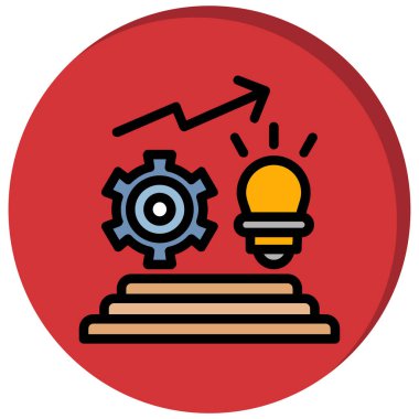 Modern dişli simgesinin vektör çizimi