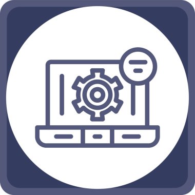 seo modern simgesinin vektör illüstrasyonu