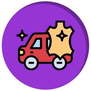 oyuncak araba ikonu. Web için oyuncak vektör simgelerinin özet çizimi