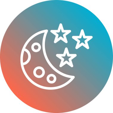 Bir gezegenin vektör çizimi