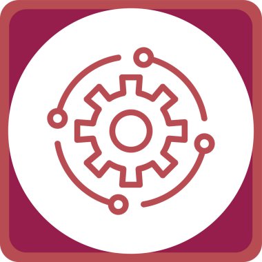 Modern simge onarımının vektör illüstrasyonu