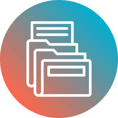 Belge simgesinin vektör illüstrasyonu