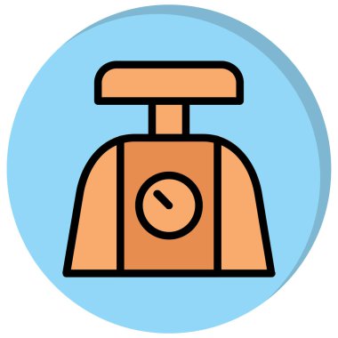 Alarm saat simgesi vektör illüstrasyonu