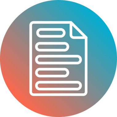 Belgenin vektör illüstrasyonu