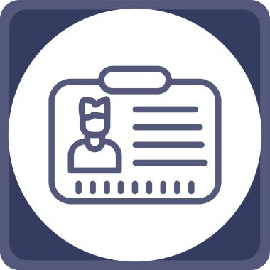 Bir köpek simgesinin vektör illüstrasyonu