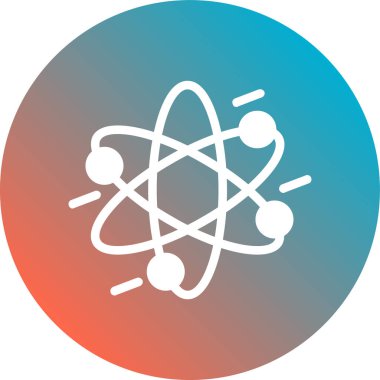 vektör atom simgesi illüstrasyonu