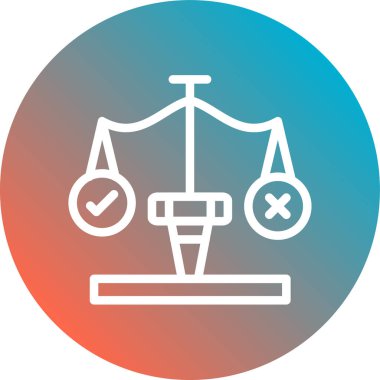 Hukukun vektör illüstrasyonu