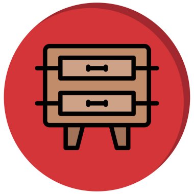 Kutu. Web simgesi basit illüstrasyon