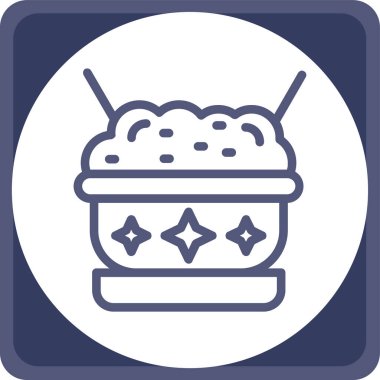 Gıda simgesinin vektör illüstrasyonu