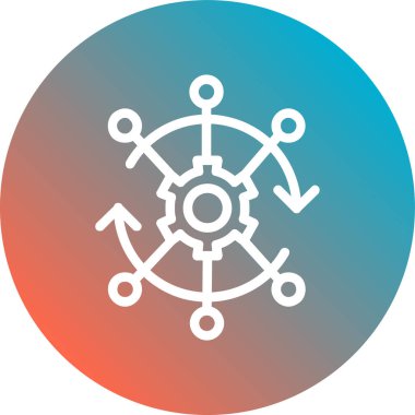 vektör ayarı simgesi