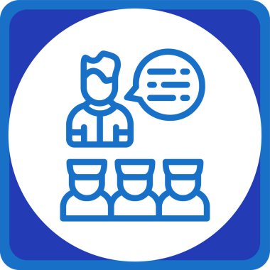 İnsan simgesinin vektör illüstrasyonu